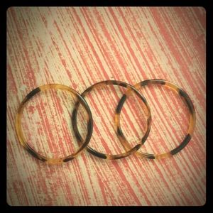 Three Tortoise Shell Bangles